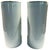 Vintage Chinese Famille Rose Porcelain Bird Peony Cylinder Vases Pair 11" For Sale - Image 4 of 14
