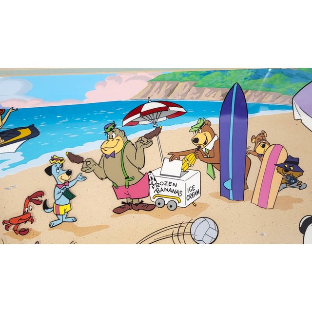 Rare Ap 2/50 Hand Signed Cel "Endless Summer" by Bill Hanna & Joe Barbera For Sale - Image 11 of 18
