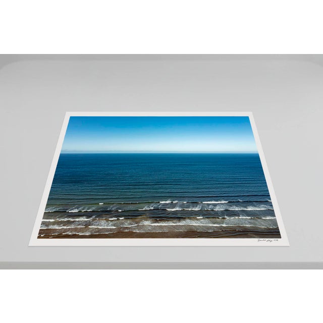 Contemporary "Sea_Sky_007" Contemporary Aerial View Limited Edition Photograph by Bernhard Lang For Sale - Image 3 of 9
