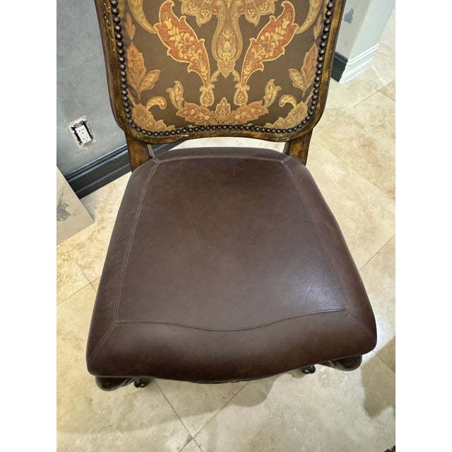 Marge Carson Vouvray Dining Table With 12 Chairs and 3 Leaf Extensions