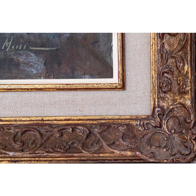 Post-Impressionist Artist, Harvesting the Crop, Large Oil Painting, Framed For Sale - Image 7 of 10