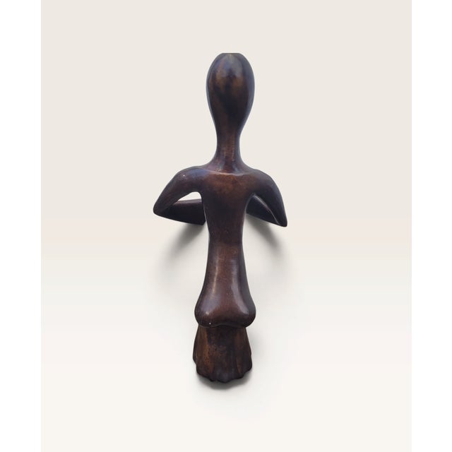 Large Late 20th Century French Bronze Female Flute Player Sculpture For Sale - Image 4 of 18