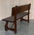 Early 20th Century 20th Century Spanish Renaissance Carved Walnut Bench Banquette "Escaño" For Sale - Image 5 of 18