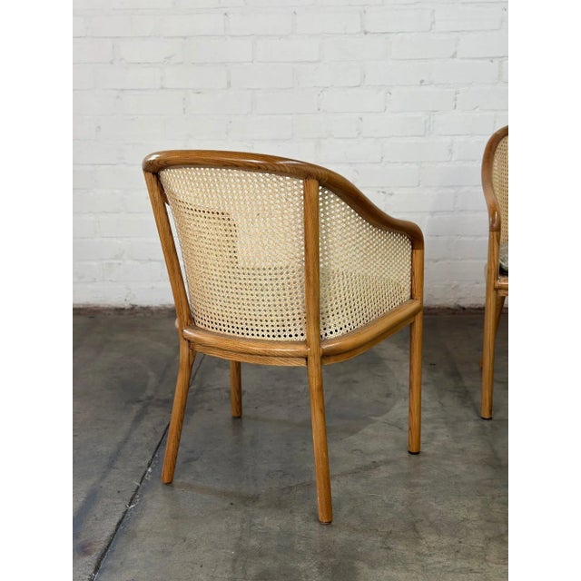 1970s Cane Side Chairs by Ward Bennet -Pair For Sale In Los Angeles - Image 6 of 12