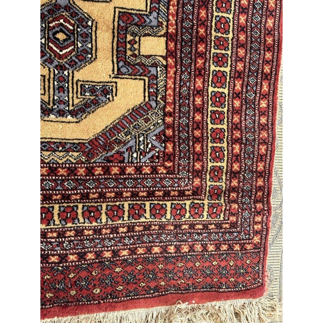 Vintage Pakistani Distressed Rug, 1970s For Sale - Image 9 of 18