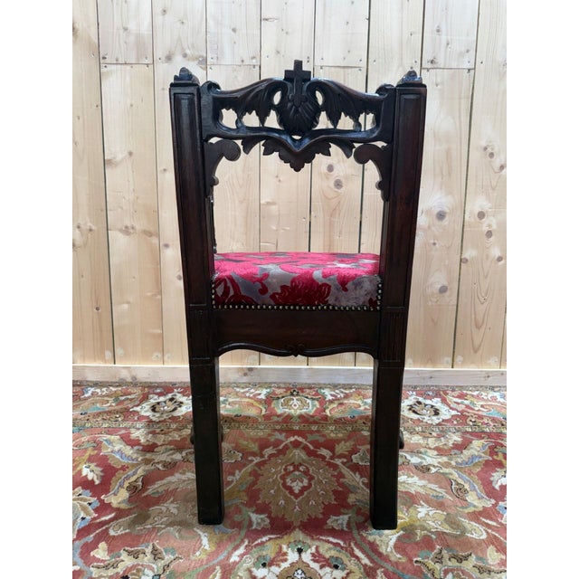 Bishops Throne in Carved Wood, 1800s For Sale - Image 4 of 10