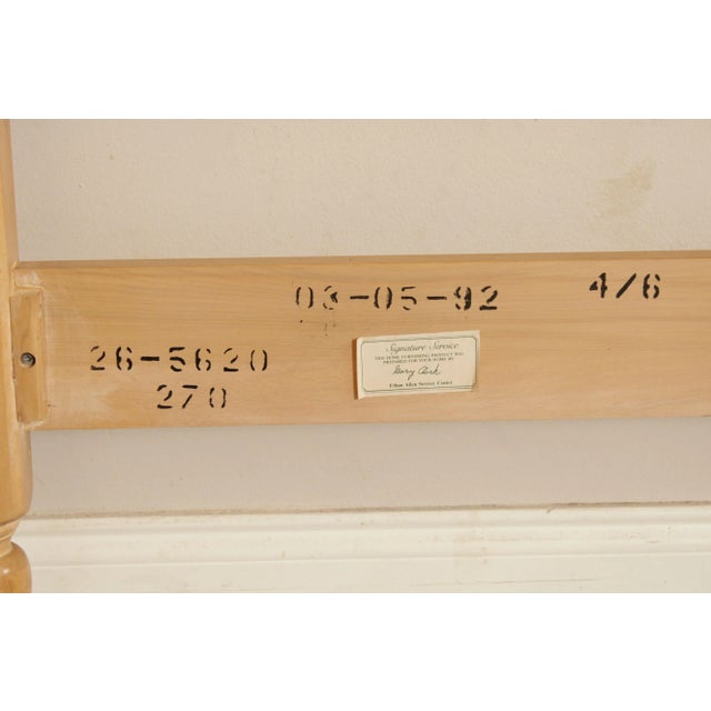 1990s Ethan Allen Country French Full Size Poster Headboard For Sale - Image 9 of 13