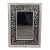 Silver Framed Wall Mirror For Sale