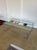 Mid-Century Modern Minimalist Bent Tubular Steel and Glass Coffee Table For Sale - Image 3 of 6