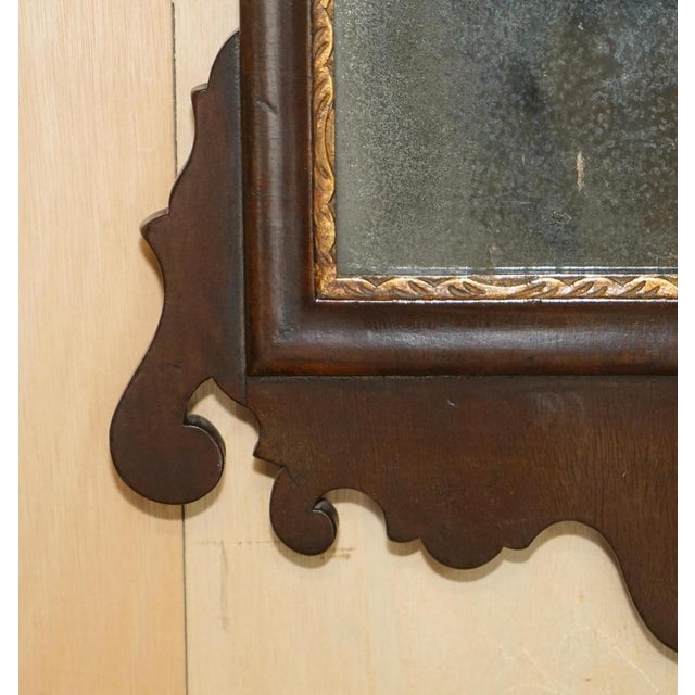 18th Century Georgian Style Mirror in Giltwood, 1880s For Sale - Image 17 of 18
