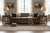 Vintage Chesterfield-Style Cognac Brown Leather Sofa With Button Tufting and Rolled Arms For Sale - Image 4 of 15