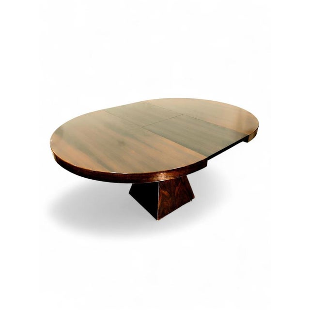 Mid-Century Modern Vintage Extendable Round Chelsea Table by Vittori Introini for Saporiti, 1960 For Sale - Image 3 of 11
