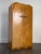 Vintage Art Deco 1940's Burl-Wood Armoire For Sale - Image 14 of 18