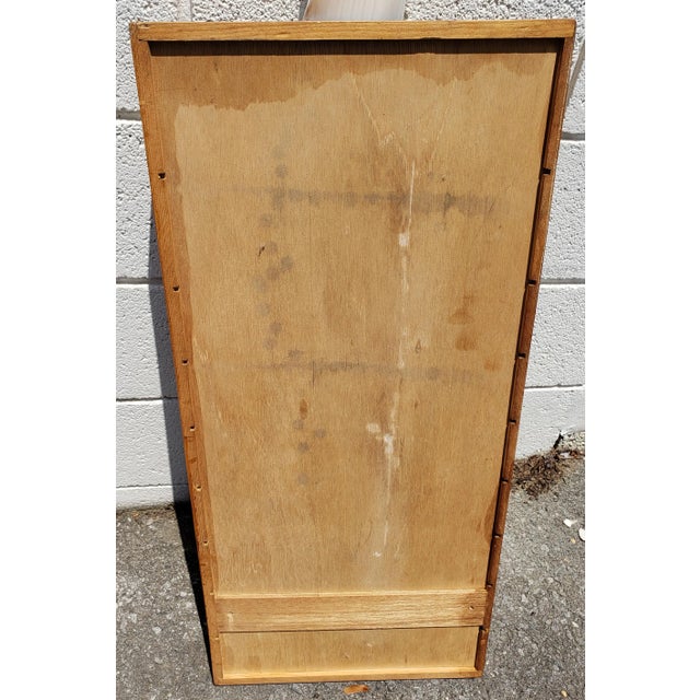 1980s Late 20th Century Amish Hand-Crafted Pine Wall Cabinet For Sale - Image 5 of 6