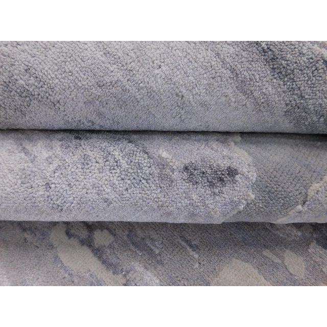 Modern Hand Knotted Abstract Rug- 8'x 10' For Sale - Image 13 of 18
