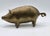 Contemporary Vintage Contemporary Solid Brass Pig Figurine For Sale - Image 3 of 17