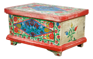 Small Vintage Folk Art Chest, 1950