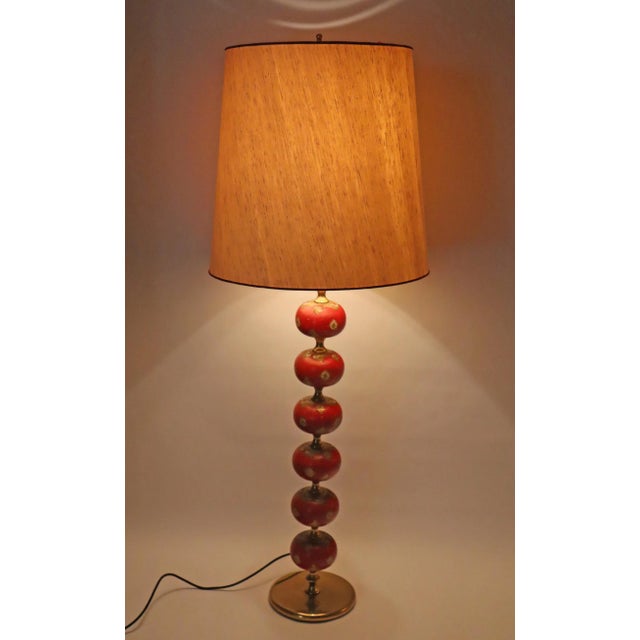 Swedish Modern Red Floor Lamp from Stilarmatur Tranås, 1960s For Sale - Image 6 of 18