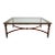 1970’s Hollywood Regency Maitland & Smith Leather & Brass Coffee Table For Sale