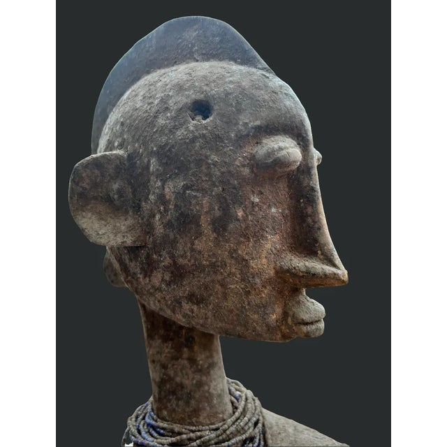 Wood Malian Artist, Large Dogon Satimbe Mask, Pre-1800, Wood For Sale - Image 7 of 9