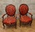 Wood Antique Louis-Philippe Mahogany Chairs, 1800s, Set of 2 For Sale - Image 7 of 7