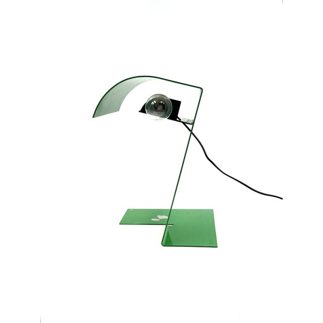 Metal Blitz Table Lamp in Emerald Green by Trabucchi, Vecchi, Volpi for Stilnovo, Italy, 1972 For Sale - Image 7 of 17
