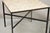 Mid Century Modern Paul McCobb Style Wrought Iron Marble Square Side Table Pair For Sale - Image 12 of 12