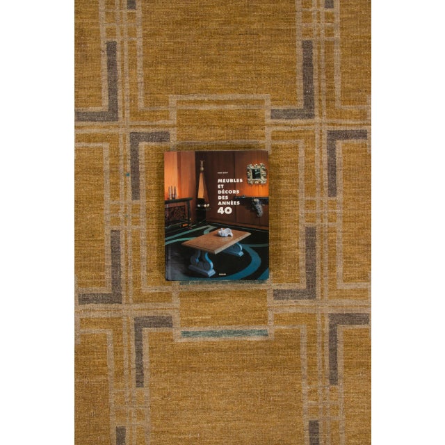 Contemporary Scandinavian Style Geometric Wool Rug by Rug & Kilim, India For Sale - Image 11 of 11