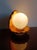 Vintage Seashell Lamp in Ceramic and Glass, 1980s For Sale - Image 4 of 7