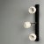 Italian Mid-Century Modern, Three Light Wall Sconce, Painted Metal, Glass, 1950s For Sale - Image 4 of 10