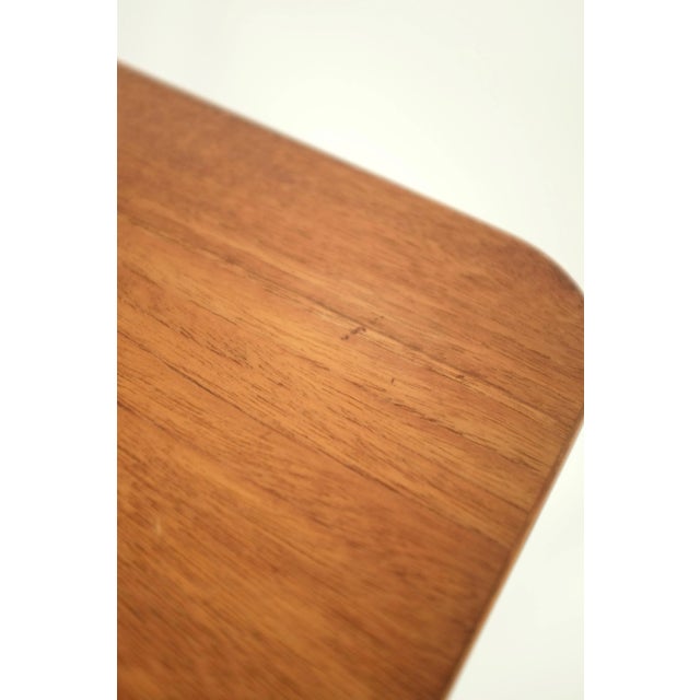 Brown 1950s Vintage Side Table Attributed to Peter Hvidt & Orla Mølgaard-Nielsen For Sale - Image 8 of 10