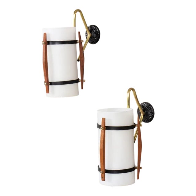 Vintage Wall Lights, 1950, Set of 2 For Sale