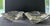 Mid-Century Modern Midcentury Glass Ashtray Pair For Sale - Image 3 of 4