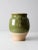 A vintage Rowe Pottery Works vase by potter John Tiller, in a classic amphora-inspired form. The body features a grass...