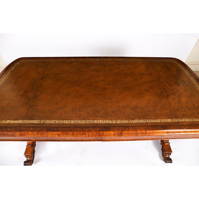 Antique Victorian Pollard Oak Writing Table Desk in the Manner of Gillows, 19th Century For Sale - Image 10 of 17