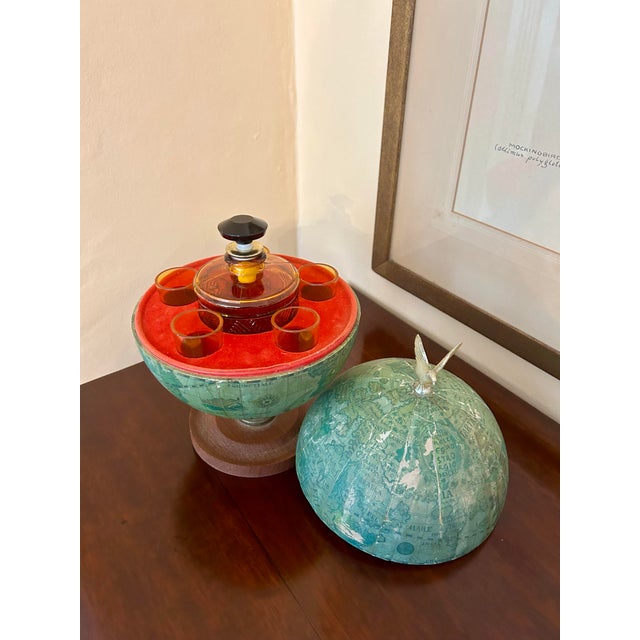 Mid 20th Century Vintage Bar Globe For Sale - Image 11 of 12