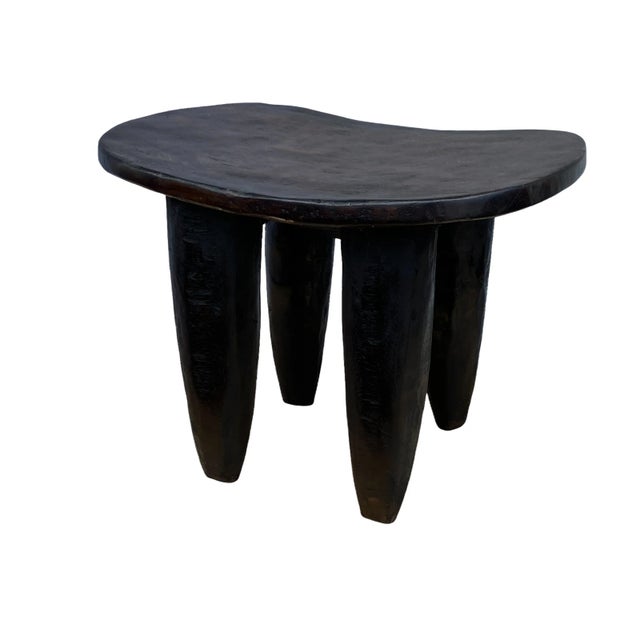 African Senufo Stool / Table I Coast 16.5" H by 22" W For Sale In New York - Image 6 of 12