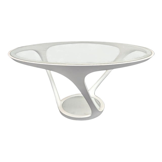 Oraïto White Dining Table from Roche Bobois For Sale