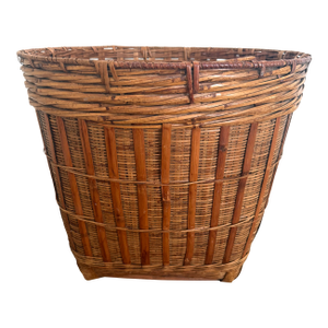 X Large Vintage Wicker Basket