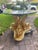 Rare Italian Dolphin Table, Circa 1910–1930, Restored Gold Leaf & Original Green Marble For Sale In Miami - Image 6 of 12