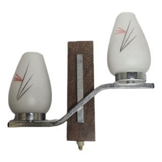 Art Deco TwioArmed Sconces, Belgium, 1950s For Sale