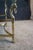 Vintage Italian Regency Figural Brass Lion Head Round Glass Coffee Table 39" For Sale - Image 6 of 12