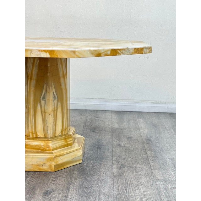 Vintage Marble Dining Table For Sale In Los Angeles - Image 6 of 10