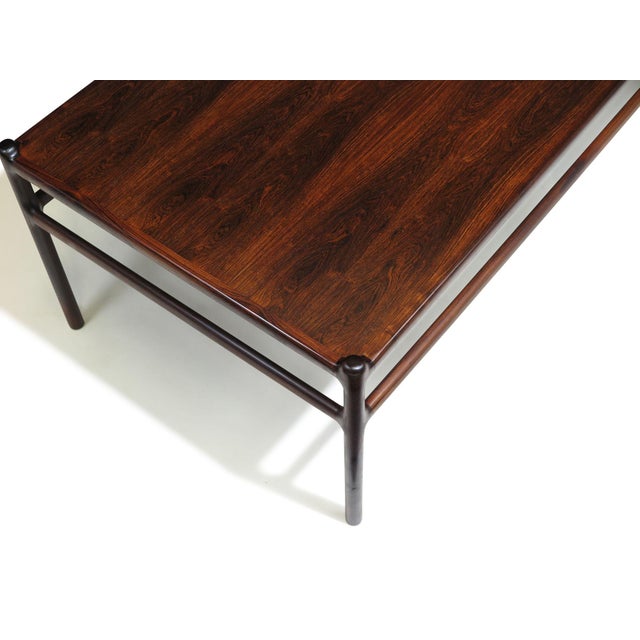 Mid-Century Modern Rosewood Coffee Table by Johannes Anderseon for CFC Silkeborg For Sale - Image 3 of 11