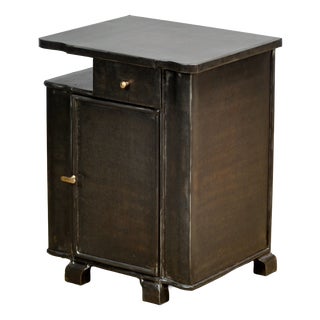 Iron Bedside Table, 1930 For Sale