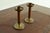 Roycroft Roycroft Arts & Crafts Brass Finished Hammered Copper Candlesticks, Pair For Sale - Image 4 of 9