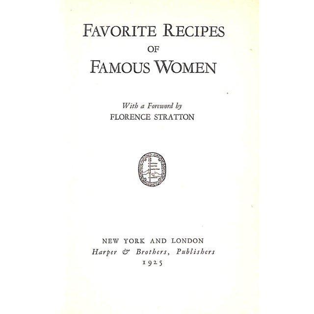 STRATTON, Florence [foreword by] [99] pp. Harper & Brothers Publishers 1925 First Edition 7 1/2" x 5 3/8" The contributors...
