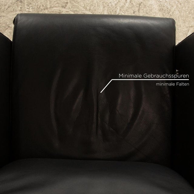 Leather Filou Armchair from FSM For Sale - Image 4 of 10