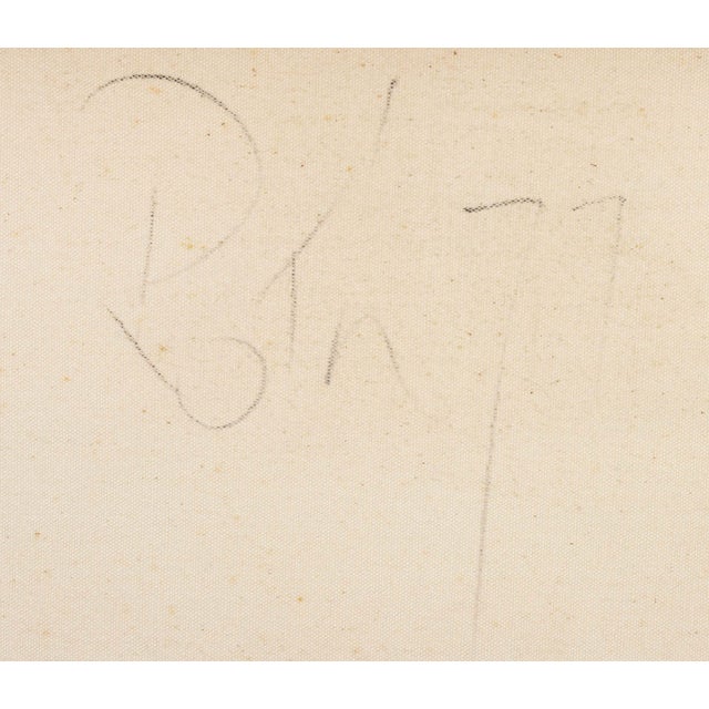Light Gray Jack Roth Untitled Acrylic on Canvas, 1977 For Sale - Image 8 of 9