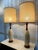 Mid 20th Century Danish Mid-Century Lamps with Original Shades - a Pair For Sale - Image 5 of 13